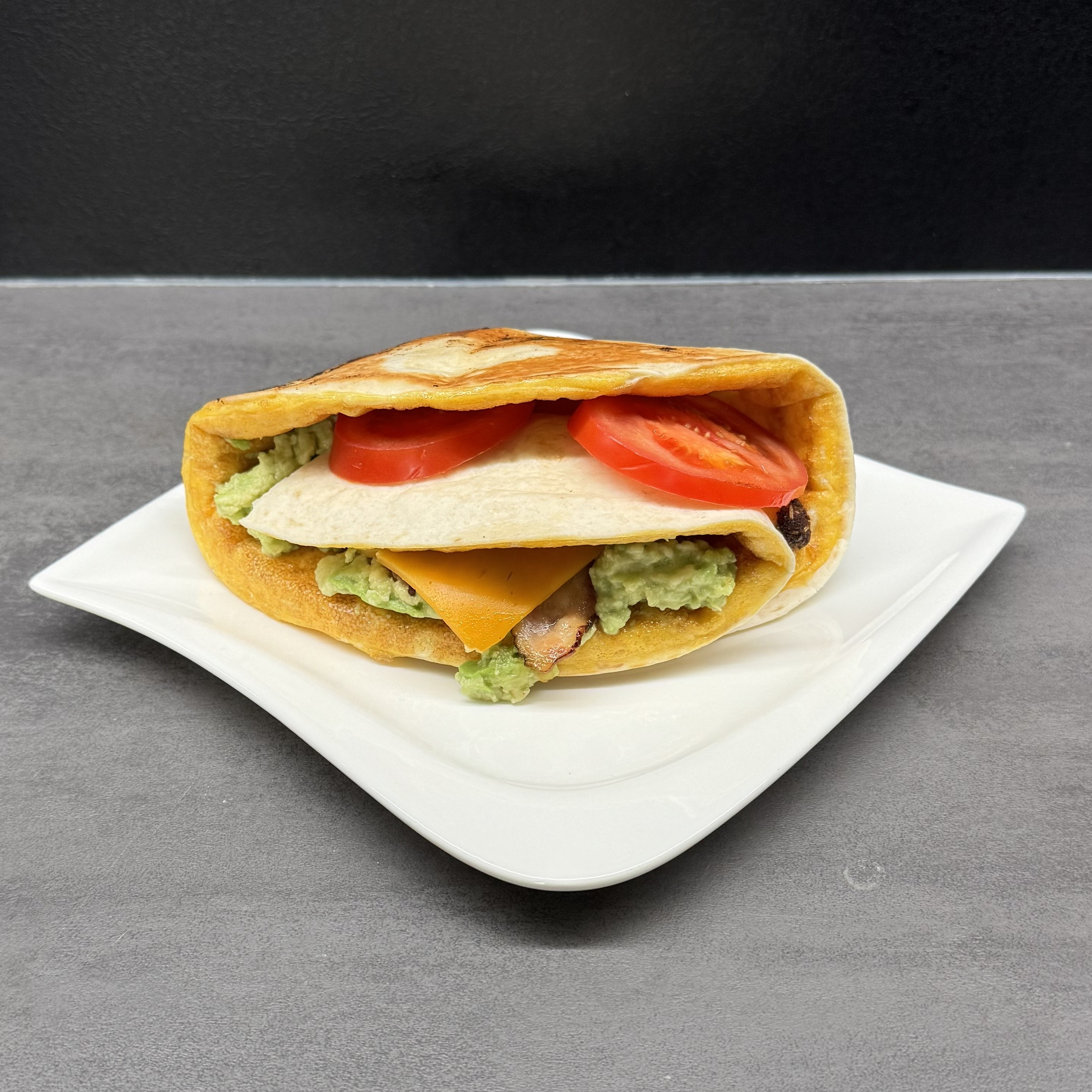 Plněná omeletová kapsa